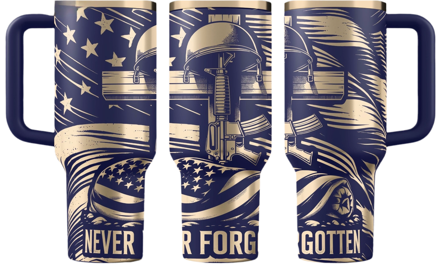 “Never Forgotten” 40oz Tumbler