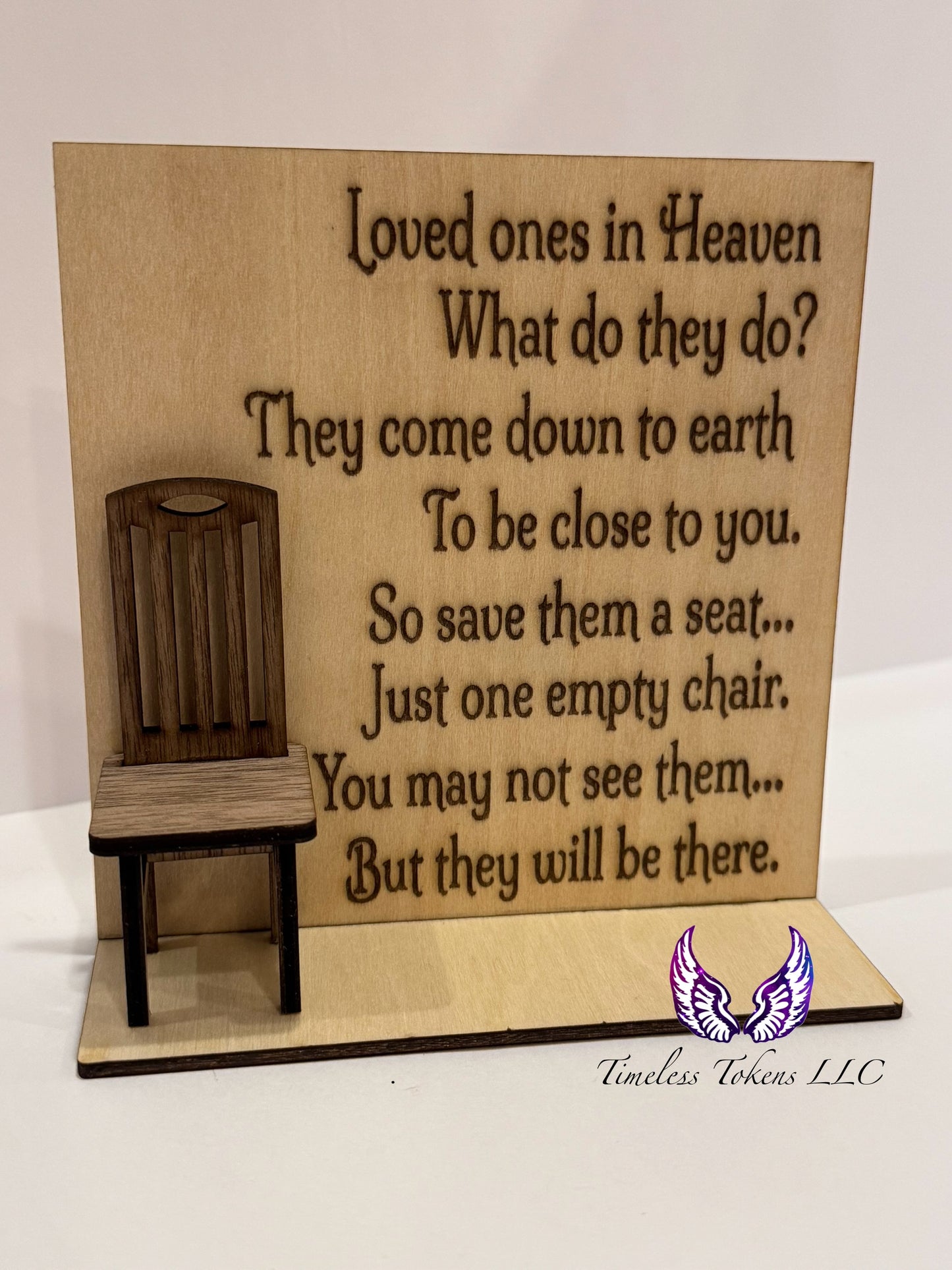 Loved Ones in Heaven Chair